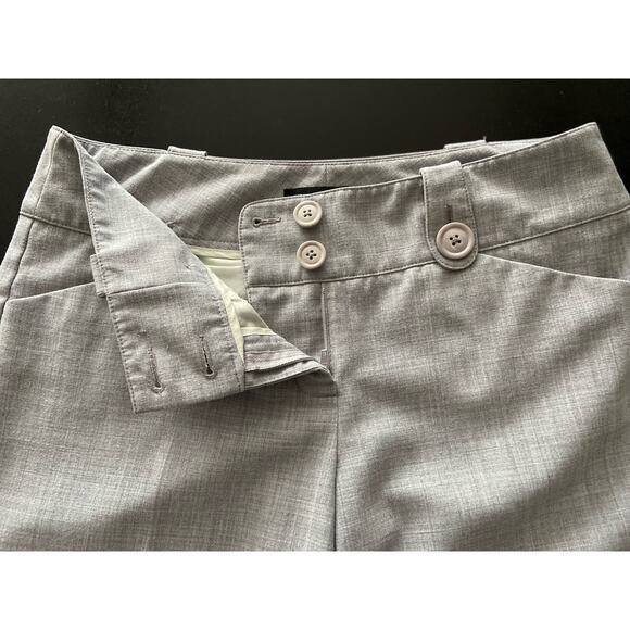 EXPRESS Design Studio 'Editor' Gray Cropped Wide Leg Pant sz 6 - Picture 4 of 12